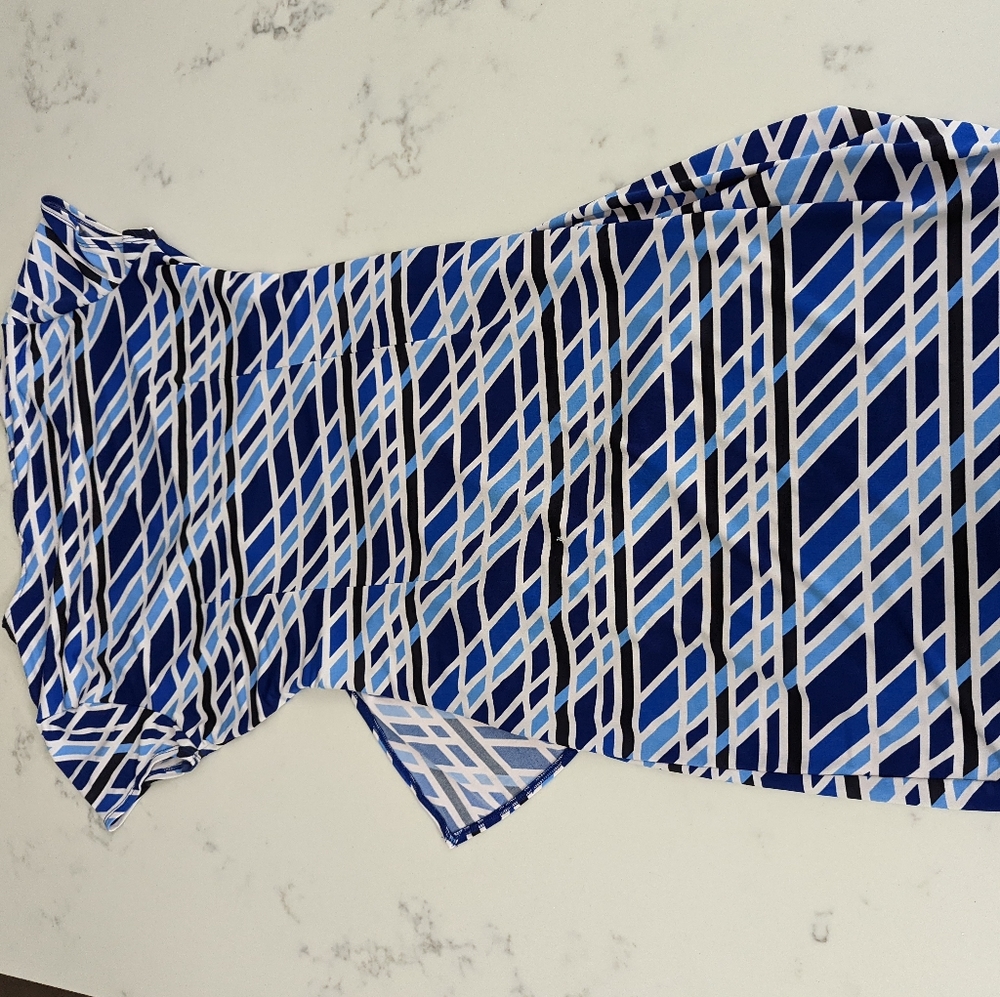NY&CO Blue print dress